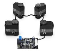 Yahboom 35KG Servo Metal Gear Digital Servo*4+ Drive Debugging Board Full Metal Shell 270°High Torque Servo, with for Remote Control Robots, Car Crawler Robots