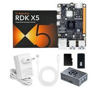 Yahboom 4GB RDK X5 Development Board Aluminum Case Kit, Power Supply | with Heat Dissipation Shell,to Achieve Local Deployment of Multiple Large Language Models