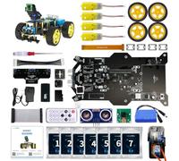 Yahboom 4WD Robot DIY Car Kit (Raspbot V1-Without RPi5)