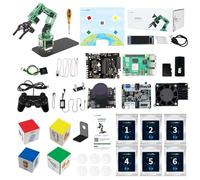Yahboom 6DOF Robotic Arm for Raspberry Pi 5 ROS2,3D AI Vision Camera,Desktop Collaboration, Developed Python Programming for Mechanical Engineer(Standard with Pi5-8GB)
