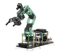 Yahboom 6DOF Robotic Arm for Raspberry Pi 5 ROS2, with AI Large Model Voice Module Desktop Collaborative Robot Developed Python Programming for Mechanical Engineer(Superior Without Nano)