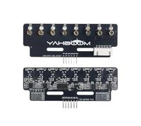 Yahboom 8 Channel Grayscale Line-Following Module,16-24mm Height Limit,No MCU Photoelectric Sensor,Compatible with STM32/ESP32 Microcontrollers (8 Channel Grayscale Module Ver White)