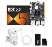 Yahboom 8GB RDK X5 Development Board Standard Kit, 64G TF Card | 10TOPS Development Board, with Power Supply, can be Connected to AI Large Language Model