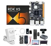 Yahboom 8GB RDK X5 Development Board Ultimate Kit,7-Inch Touchscreen | 10 Tops, Al Large Language Mode,Aluminum Alloy Housing, Power Supply, Suitable for Mapping Navigation Robot Projects