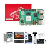 Yahboom AI Robot Developer Kit 2GB,HD 10.1inch Display,Mini Chassis,27W PD Power Adapter,Wireless Keyboard,USB Camera Supports ROS2 System Provides ROS2 (2GB-Ultimate Kit)