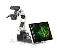 Yahboom DOFBOT Pro 6 Axis 3D Depth Recognition Robotic Arm, with Jetson Nano Master Control, App Control, Adaptive Interactive Gripper, Movelt Kinematic Control (Standard Without Nano Sub)