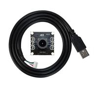 Yahboom for Raspberry Pi 5 4B 3B+ Jetson Nano Camera Module 120°Adjustable 1MP 720p USB HD Webcam Suitable for Raspberry Pi/Jetson Orin/Horizon USB Driver-Free with 40cm Cable