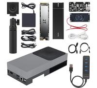Yahboom Jetson A GX Thor Developer Board 128GB 2070 TFLOPS AI Performance, ROS2 Ubuntu 24.04 Openclaw Deployment (AI Large Model Kit, 1TB+2TB)