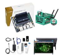 Yahboom Jetson Nano 4GB RAM, IMX219 77° Camera, Aluminum Alloy Housing, 64GB TF Card, Touchscreen, Ubuntu18.04 (Developer Kit)