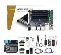 Yahboom Jetson Nano 4GB RAM Power Adapter 16GB eMMC Storage Provides Programming Ubuntu Data (Jetson Nano Sub Openclaw Exp Kit)