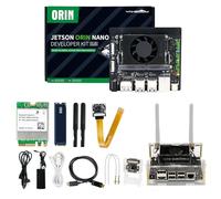Yahboom Jetson Orin Nano Super 4GB Development Kit Wi-fi IMX219 CSI Camera +Jetson Case +Development Robot Kit Ubuntu 22.04 (Orin Nano 4GB CAM Advanced Kit)