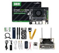 Yahboom Jetson Orin Nano Super 8GB Development Kit 67 Tops AI Large Model + IMX219 CSI Camera + Jetson Case + Development Board Ubuntu 22.04 ROS2 Data (Orin Nano 8GB AI Large Model Kit)