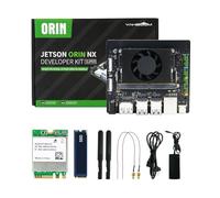 Yahboom Jetson Orin NX Development Kit 157 Tops WiFi 256GB SSD Ubuntu 22.04 System AI Smart Robot Kit Heat Dissipation Suitable for Electronic Projects, Programmierung (Orin NX 16GB Dev Kit)