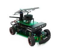 Yahboom Kit de chasis Jetson Nano Ackerman Estructura anticolisión Diálogo de reconocimiento de Voz, piloto automático, reconocimiento Inteligente de Objetos AI (R2 Ultimate Ver con TX2-NX)