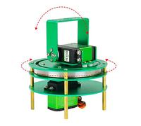 Yahboom Kit de servo de 2 vías para robot DIY, plataforma eléctrica con servo de metal, accesorios para cámara o brazo robótico (servo de metal 2DOF con panel de control y