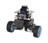 Yahboom MicroROS Robot 2WD Self Balancing ROS2 Two-Wheeled Car SLAM Mapping Navigation STM32, Procesamiento de Image AI Visual Recognition (VM Not Support MAC) (Versión Ultimate)