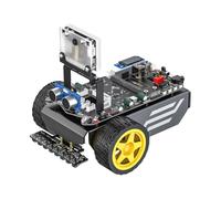 Yahboom MSPM0 Robot Car Kit Includes Multiple Sensors and Various Teaching Examples,Suitable for Beginners Learning Microcontroller-Based Car Design,Supports App Control (MSPM0 Robot K210 Superior)