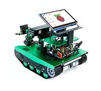 Yahboom Raspberry Pi 4B AI Robot Ros Tank Kit Transbot with Somatosensory Depth Camera 3D Scanner Ros Robotics Coding 2D 3D Mapping Navigation Electronics (Without Raspberry pi)