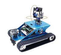 Yahboom Raspberry Pi 4B Robótico con Cámara Programable AI Python Electronic DIY Tank Robot Kit para Adolescentes Adultos Stem Compatible Pi 4B Modelo 3B (Without Pi 4B)
