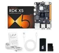 Yahboom RDK X5 Robot Development Board, 10TOPS 4GB Development Board, with Power Supply, 64G TF Card, Can be Connected to AI Large Language Model, Provide Tutorial Materials (4GB, Standard Kit)