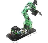 Yahboom Robot Arm Building Kit for Jetson Nano 4GB 6-DOF AI Development Robotic Hand for Adults App Controlled Ros Programmable Open Source Visual Identity (Superior with Nano 4GB)