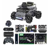 Yahboom ROS2 Robotic Support AI Large Language Models AI Vision Data,3D Slam Navigation Supports ROS2 Python Education, Ros Development（Standard-with-Orin-Nano-8GB）