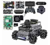 Yahboom ROS2 Robotic Support AI Large Language Models AI Vision Data,3D Slam Navigation Supports ROS2 Python Education, Ros Development（Standard-with-Pi5-8GB）