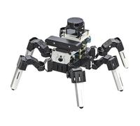 Yahboom ROS2 Robotics Programming Develop Six-Legged Robots Raspberry Pi AI Large Model Voice Module, LiDAR, Servos,Supports Slam Mapping Navigation (MUTO-RS A1 Ver Without Pi5)
