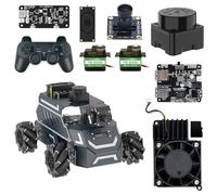 Yahboom ROS2 Smart Car,Raspberry Pi5-8GB Multimodal AI Vision Large Model