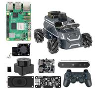 Yahboom ROS2 Smart Car,Raspberry Pi5-8GB Multimodal AI Vision Large Model