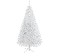 Yaheetech 528 Puntas Árbol de Navidad Artificial de 182 cm con Soporte de Metal Montaje Rápido y Plegable Robusto Abeto Decoración de Navidad Familiares para Interior Exterior Rosa