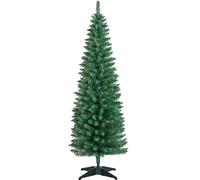 Yaheetech Árbol de Navidad Estrecho de 154 cm con 294 Puntas Verde