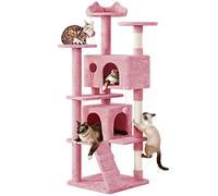 Yaheetech Árbol Rascador para Gatos Altura 178 cm Torre para Gatos Rosa