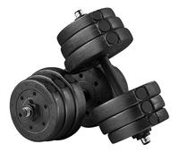 Yaheetech Juego de Mancuernas Ajustables 2x12,5 kg para Hombres y Mujeres