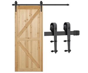 Yaheetech Kit de Accesoriso de Puertas Herraje de Puertas (6FT 183cm)