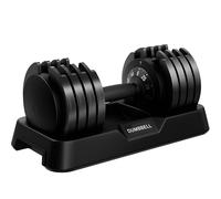 Yaheetech Mancuerna Ajustable 5 en 1, Dumbbells Pesas Regulables 5-25 kg