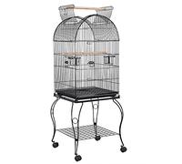 Yaheetech Pájaro Jaula con Ruedas Soporte Jaula Grande