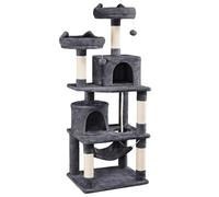 Yaheetech Rascador para Gatos de 158 cm Arbol Torre de Gatos Adultos