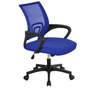 Yaheetech Silla de Oficina Giratoria Ergonómica Silla para Despacho Estudio Ailla Azul