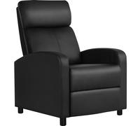 Yaheetech Sillón de Masaje Sillon Relax Sofá Ajustable Butaca de Relajación Silla con Función Reclinable para Salón Sala de Estar Negro