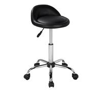 Yaheetech Taburete de Bar Silla de Salón Taburete Giratorio Altura Ajustable 59-70 cm