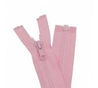 YaHoGa - Cremalleras de plástico (5 mm, separables, para chaquetas, 15 cm, 2 unidades), color rosa