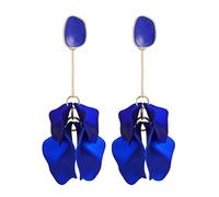 YAHOYA 7 Color Moda Big Petal Statement Pendientes para Mujer Joyería de Moda Bijoux Femme Brincos Feminina