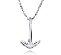 YAHOYA Acero Inoxidable Piratas del Caribe Barco Ancla Colgante Collar Hombres y Mujeres Marinero Hip Hop Rock Punk Joyería Regalos