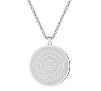 YAHOYA Ojo de Horus Ra Collar Colgante Damas de Hombre Acero Inoxidable Antiguo Egipto Símbolo de protección Cadena Todo lo Que ve Amuleto de Ojo Regalo