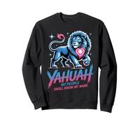 Yahuah León de Judá Hebreo Fe Yashrael Diseño Sudadera