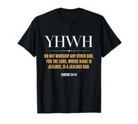 Yahvé YHWH No adores a ningún otro Dios Hebreo Judío Camiseta