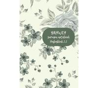YAHWEH Sermon notebook Habakkuk 2:2: Minimalist Sermon and church Notes Journal Perfect for Bible Study & Personal Devotion for ladies and teens