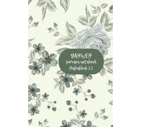 YAHWEH Sermon notebook Habakkuk 2:2: Minimalist Sermon and church Notes Journal Perfect for Bible Study & Personal Devotion for ladies and teens