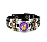 YAIEWNE Pulsera Ajustable De Cuero Trenzado Con Tecnología Star Topology Para Festivales De Cerveza, Brazalete Étnico Hecho A Mano, Accesorio De Amistad, Regalo De Cumpleaños Y Navidad.